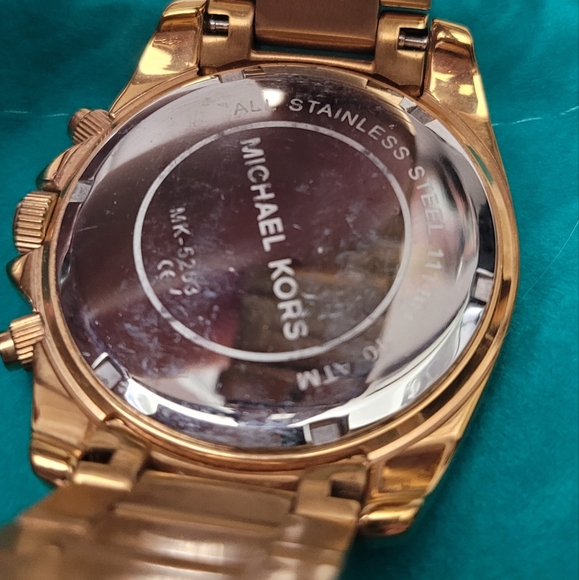 MICHAEL KORS Blair Rose Gold-Tone Stainless Steel Chronograph Watch - Picture 5 of 13